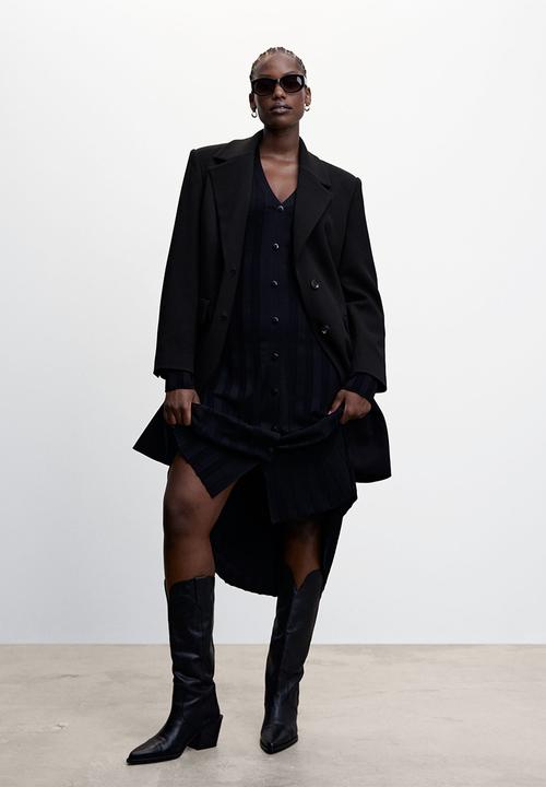 MANGO - Coat sugus - black
