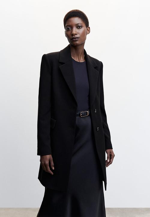 MANGO - Coat sugus - black