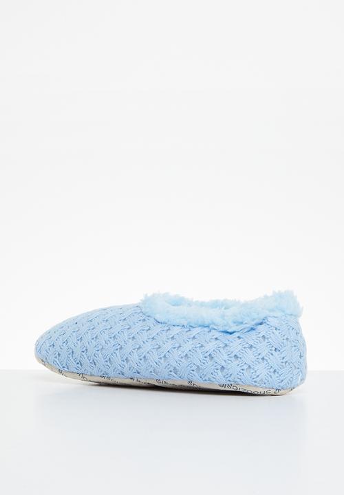 snoozies!® - Keep me in stitches slipper - blue
