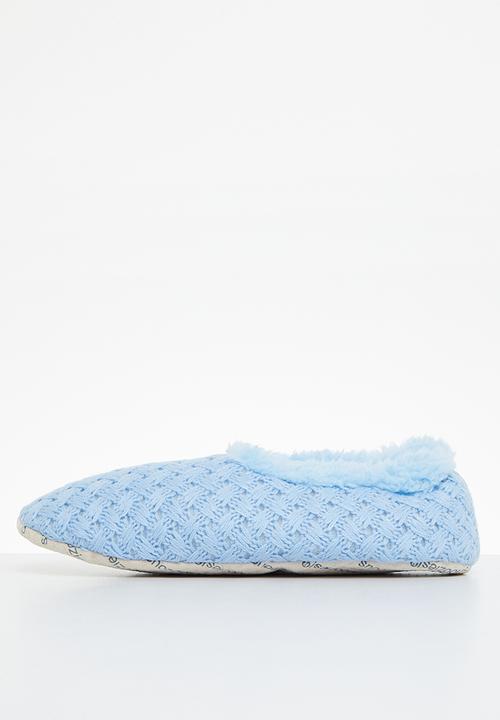 snoozies!® - Keep me in stitches slipper - blue
