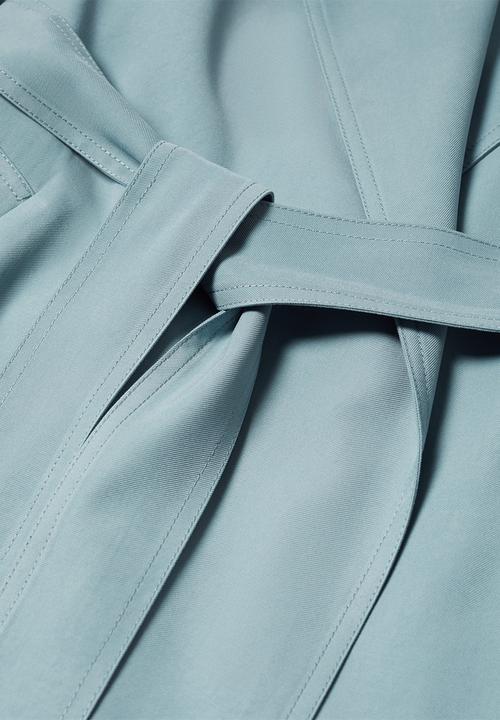 MANGO - Trench coat taxi - medium blue