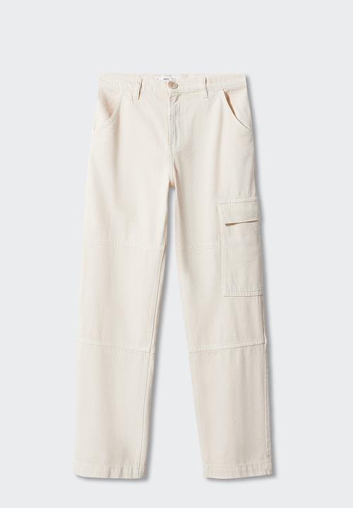 MANGO - Jeans lily - biege
