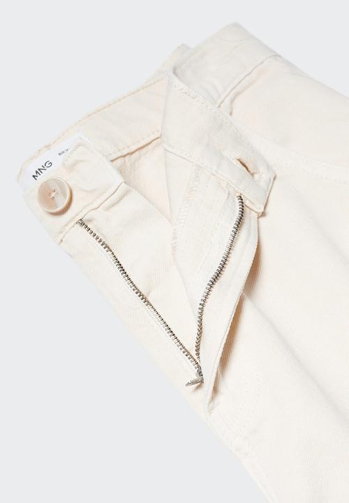 MANGO - Jeans lily - biege