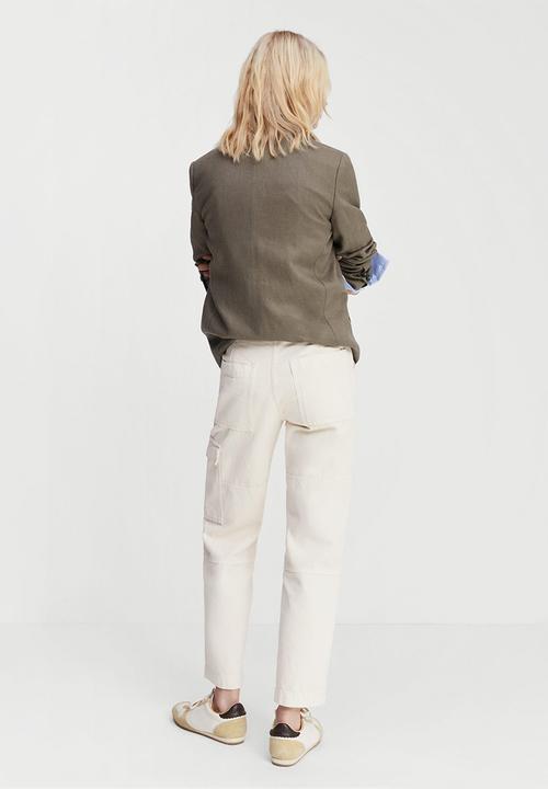 MANGO - Jeans lily - biege