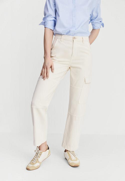 MANGO - Jeans lily - biege