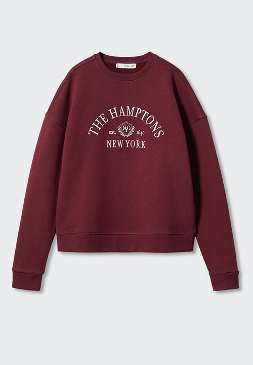 MANGO - Sweatshirt klara - burgundy