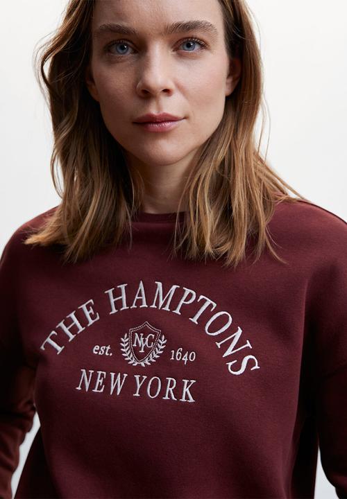 MANGO - Sweatshirt klara - burgundy