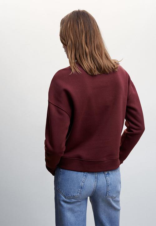 MANGO - Sweatshirt klara - burgundy