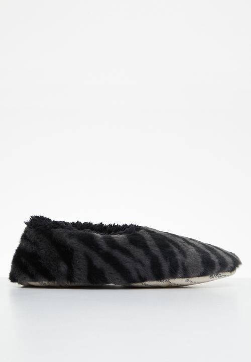 snoozies!® - Wild side 4 slipper - grey
