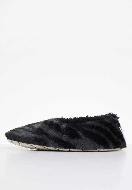 snoozies!® - Wild side 4 slipper - grey