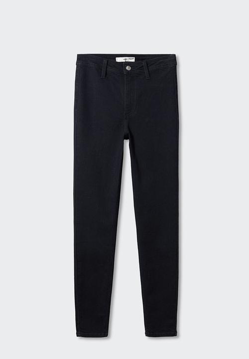 MANGO - Jeans jegging - black denim