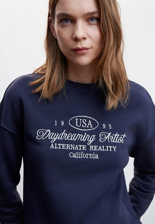 MANGO - Sweatshirt basilea - navy