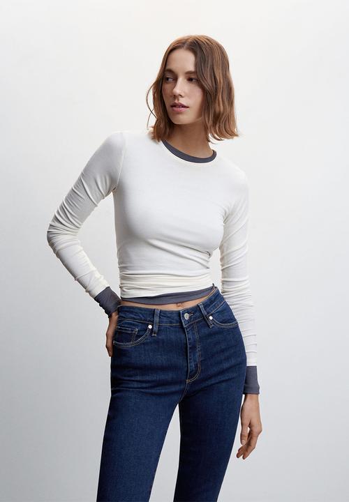 MANGO - Jeans newanne - open blue