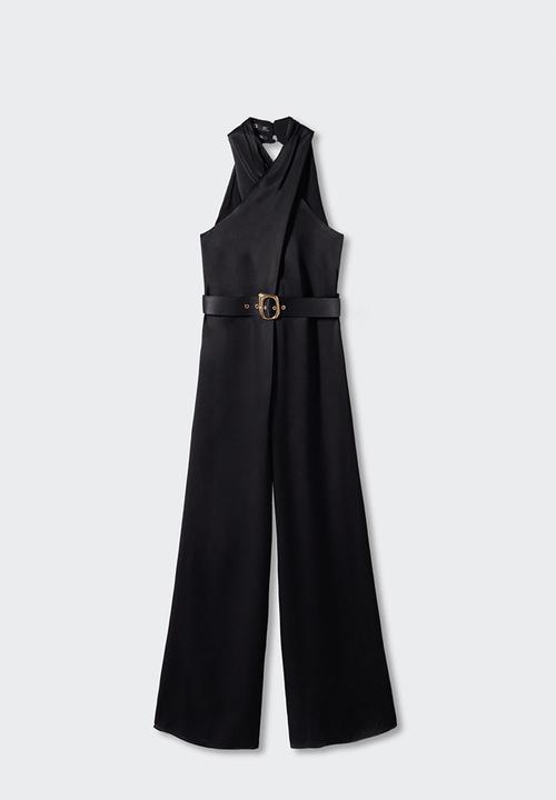 MANGO - One-piece suit top - black