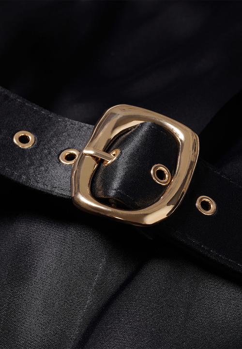 MANGO - One-piece suit top - black