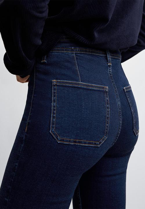 MANGO - Jeans jegging - open blue