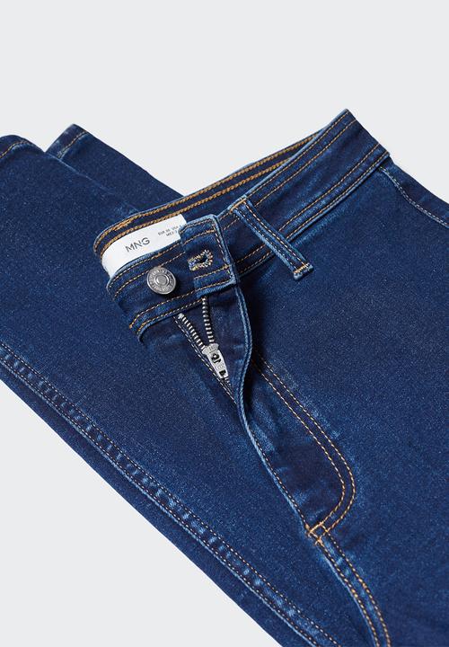 MANGO - Jeans jegging - open blue