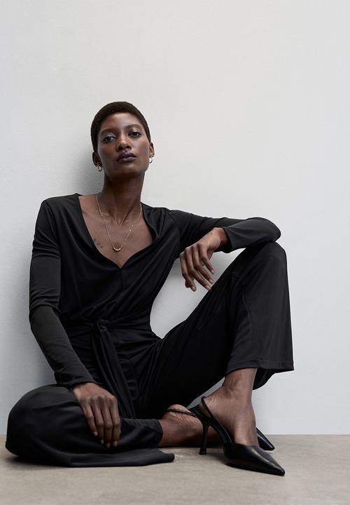 MANGO - Jumpsuit miranda - black