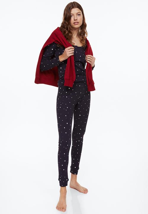 H&M - Pyjamas - dark blue/stars