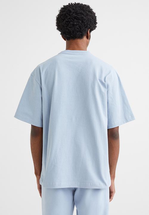 H&M - Relaxed fit T-shirt - light blue