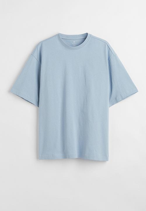 H&M - Relaxed fit T-shirt - light blue