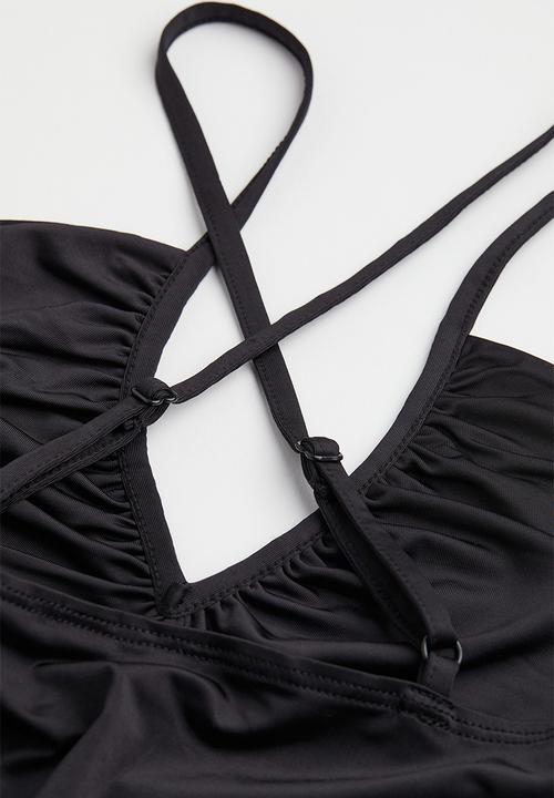 H&M - Jersey thong body - black