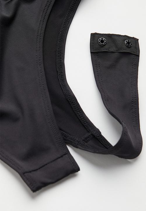 H&M - Jersey thong body - black