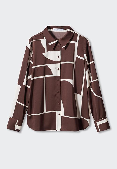 MANGO - Shirt ivanka - brown