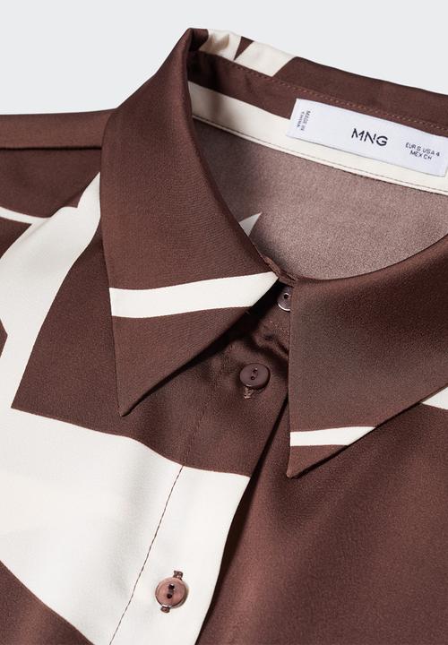 MANGO - Shirt ivanka - brown