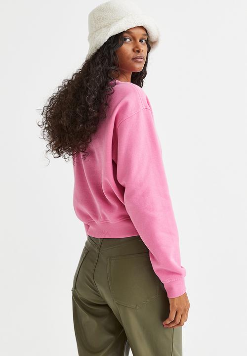 H&M - Printed sweatshirt - pink