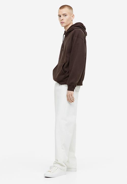 H&M - Relaxed fit hoodie - dark brown