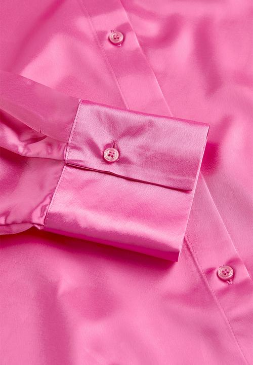 H&M - Satin shirt - pink