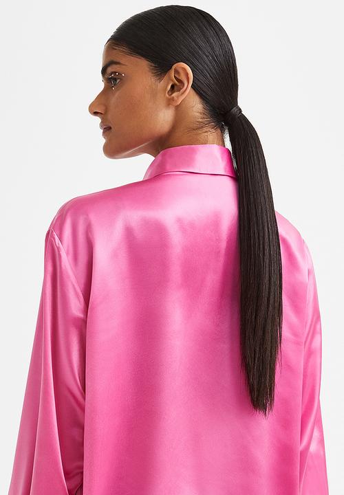 H&M - Satin shirt - pink