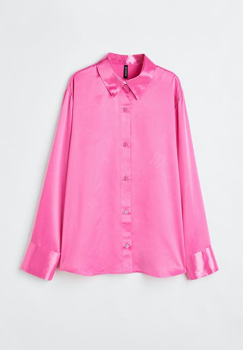 H&M - Satin shirt - pink