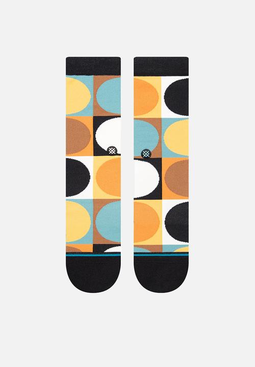 Stance Socks - Poka Poka Crew - Washed Black