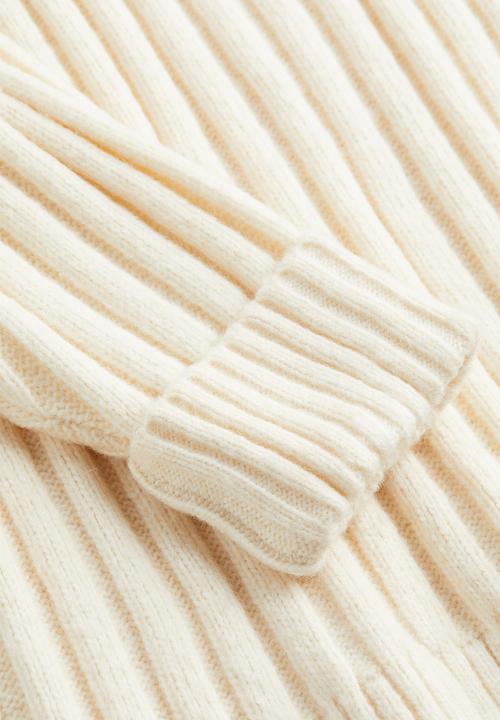 H&M - Rib-knit dress - cream