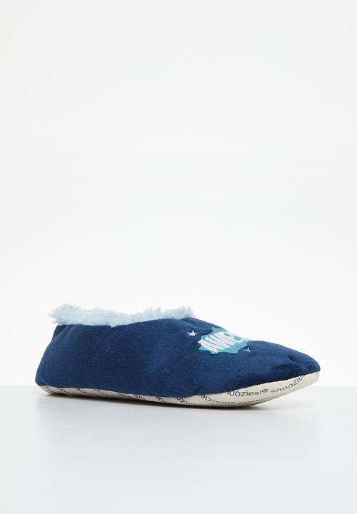 snoozies!® - Awesome dad slipper - blue