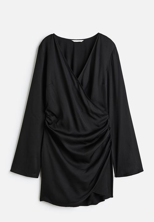 H&M - Gathered bodycon dress - black