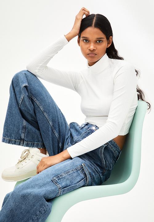 H&M - 90s baggy high waist jeans - denim blue