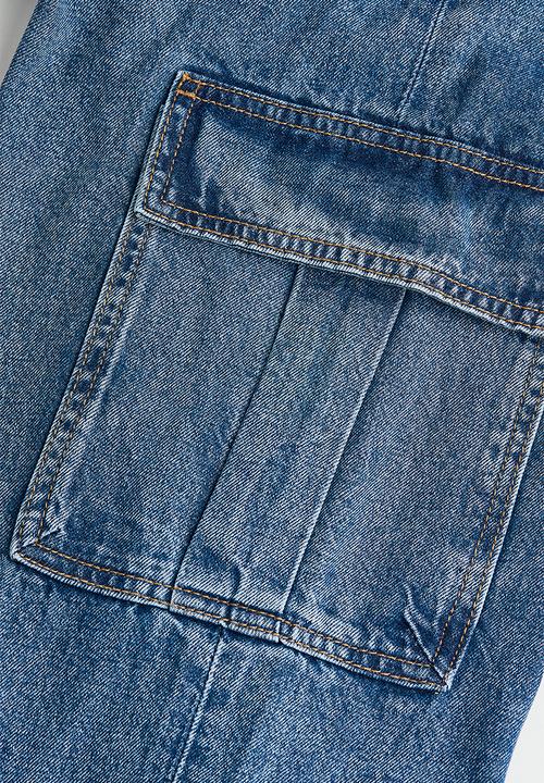 H&M - 90s baggy high waist jeans - denim blue