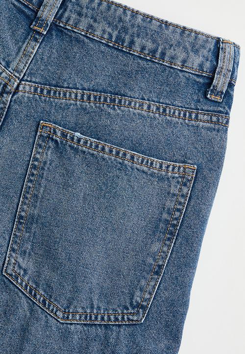 H&M - 90s baggy high waist jeans - denim blue