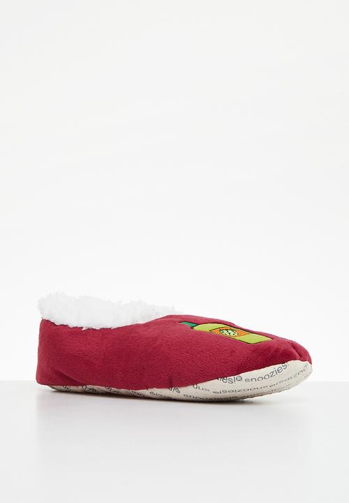 snoozies!® - Time to wine down slipper - red