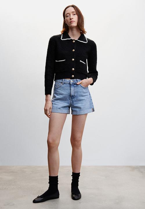MANGO - Cardigan nela - black 