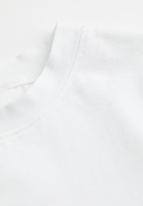 H&M - Cropped top - white