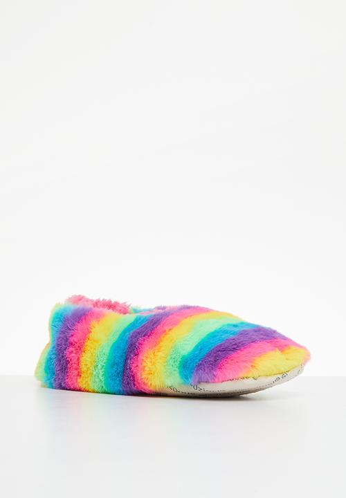 snoozies!® - Over the rainbow slipper - rainbow