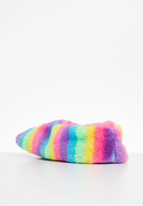 snoozies!® - Over the rainbow slipper - rainbow