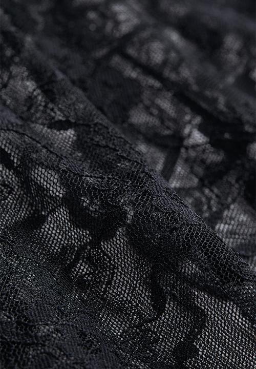 H&M - Long-sleeved top - black
