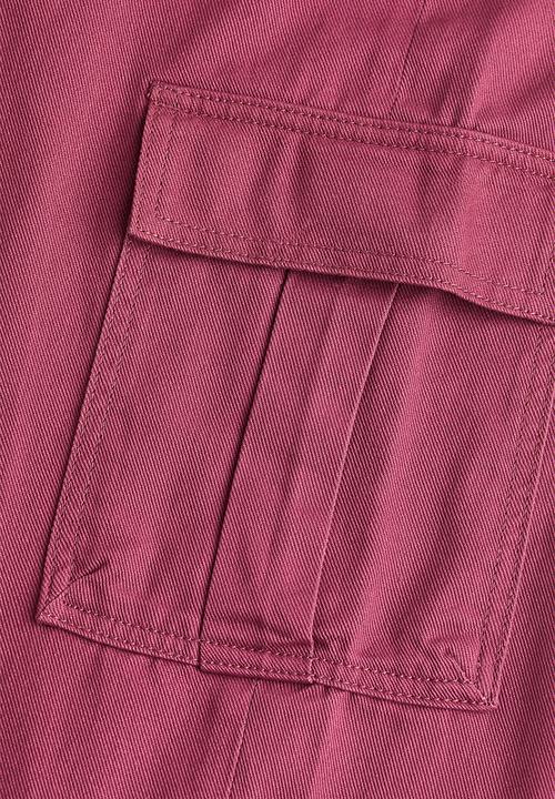 H&M - 90s baggy high waist jeans - dark pink