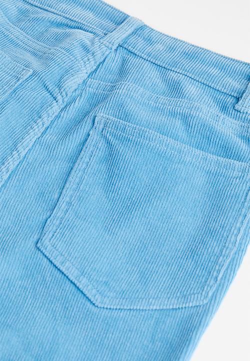 H&M - Slim corduroy trousers - blue
