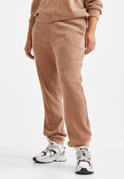H&M - Velour joggers - beige